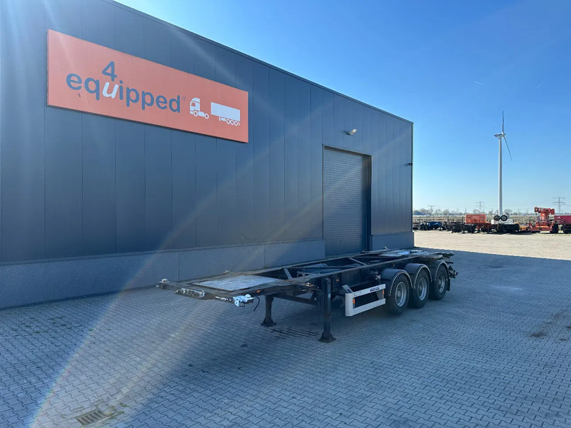 Van Hool 20FT/30FT, ADR (EX/II, EX/III, FL, OX, AT), SAF, drum, liftaxle, NL-Chassis - Semi-reboque transportador de contêineres/ Caixa móvel: foto 1 Van Hool 20FT/30FT, ADR (EX/II, EX/III, FL, OX, AT), SAF, drum, liftaxle, NL-Chassis - Semi-reboque transportador de contêineres/ Caixa móvel: foto 1