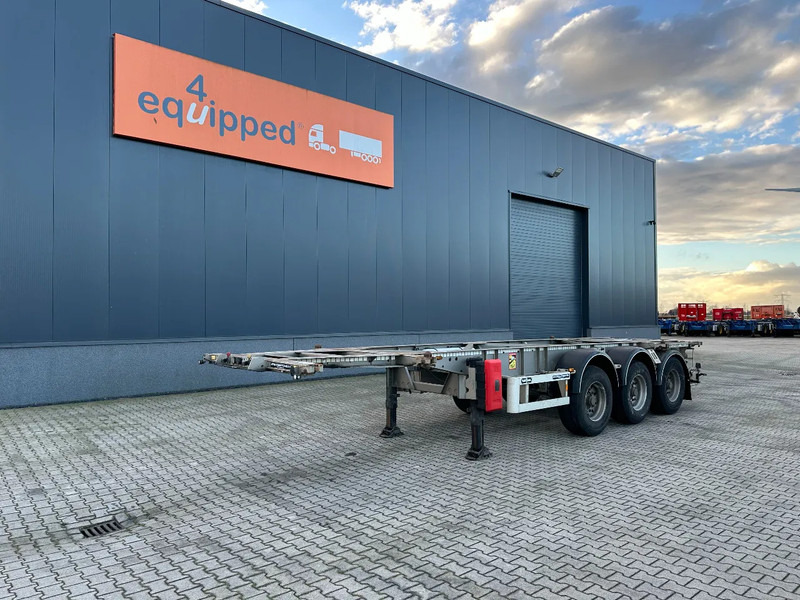 Van Hool 20FT/30FT, ADR (FL, AT, OX), empty weight: 3.700kg, ALCOA, galvanized, BPW + DISC, liftaxle - Semi-reboque transportador de contêineres/ Caixa móvel: foto 1 Van Hool 20FT/30FT, ADR (FL, AT, OX), empty weight: 3.700kg, ALCOA, galvanized, BPW + DISC, liftaxle - Semi-reboque transportador de contêineres/ Caixa móvel: foto 1