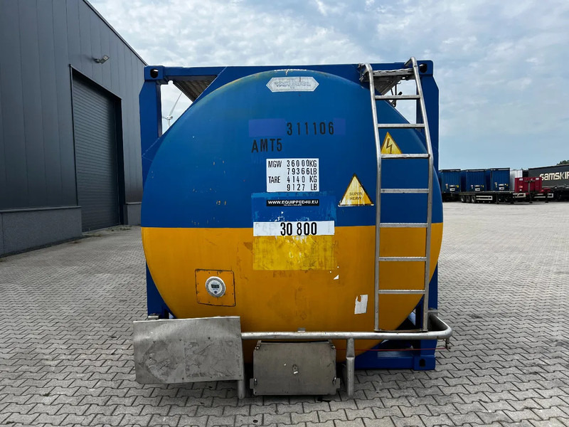 Van Hool 20FT SWAPBODY 30.800L, UN PORTABLE, T7, 5Y ADR- + CSC inspection: 02/2026 - Depósito de armazenamento: foto 4 Van Hool 20FT SWAPBODY 30.800L, UN PORTABLE, T7, 5Y ADR- + CSC inspection: 02/2026 - Depósito de armazenamento: foto 4