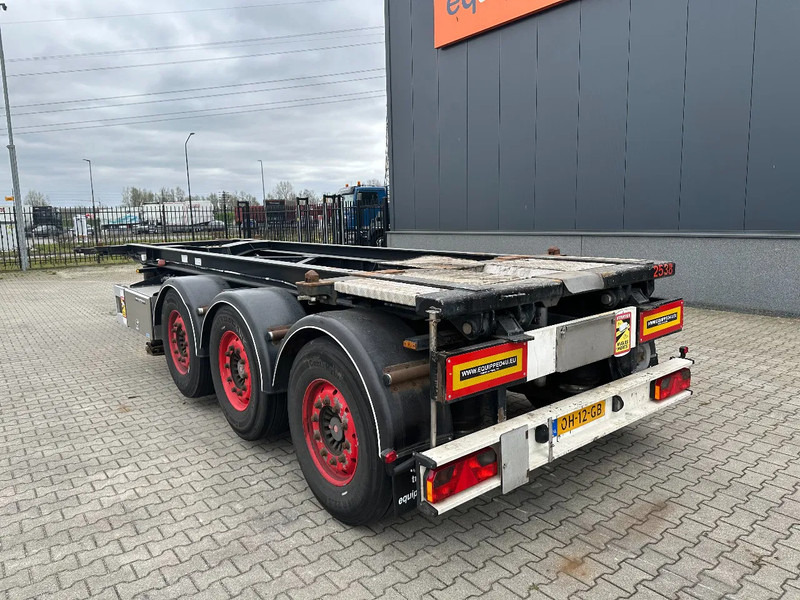 Van Hool 20FT Tipping-chassis, ADR (EX/II, EX/III, FL, AT, OX), SAF, 2 liftaxles, APK/ADR: 06-2026 - Semi-reboque transportador de contêineres/ Caixa móvel: foto 4 Van Hool 20FT Tipping-chassis, ADR (EX/II, EX/III, FL, AT, OX), SAF, 2 liftaxles, APK/ADR: 06-2026 - Semi-reboque transportador de contêineres/ Caixa móvel: foto 4