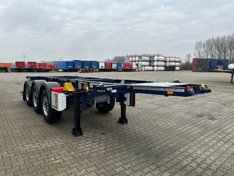 Van Hool NEW / DIRECT AVAILABLE 20FT / 20FT SWAP ADR-CHASSIS, DISCBRAKES, 3x available, ALU WHEELS - Semi-reboque transportador de contêineres/ Caixa móvel: foto 3 Van Hool NEW / DIRECT AVAILABLE 20FT / 20FT SWAP ADR-CHASSIS, DISCBRAKES, 3x available, ALU WHEELS - Semi-reboque transportador de contêineres/ Caixa móvel: foto 3