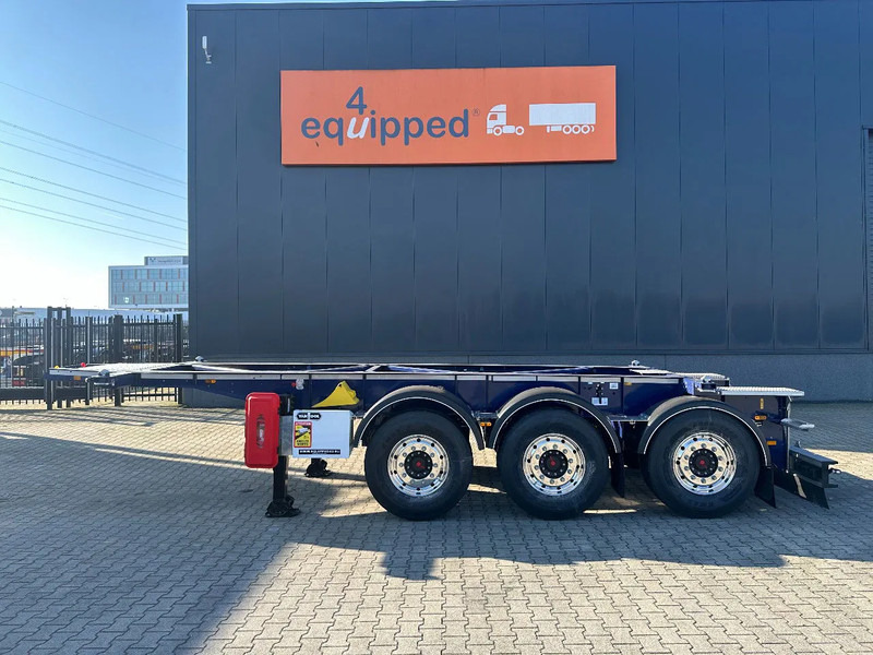 Van Hool NEW / DIRECT AVAILABLE 20FT ADR-CHASSIS, EMPTY WEIGHT: 3.300KG, DISCBRAKES, 3x available, ALU WHEELS - Semi-reboque transportador de contêineres/ Caixa móvel: foto 2 Van Hool NEW / DIRECT AVAILABLE 20FT ADR-CHASSIS, EMPTY WEIGHT: 3.300KG, DISCBRAKES, 3x available, ALU WHEELS - Semi-reboque transportador de contêineres/ Caixa móvel: foto 2