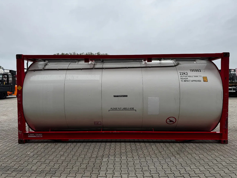 Welfit Oddy 20FT ISO, 24.990L / 1-COMP / 3 BAFFELS / T11 / 22K2 / 4 manholes / 5Y- + CSC-inspection valid until 04/2028 - Contentor cisterna: foto 3 Welfit Oddy 20FT ISO, 24.990L / 1-COMP / 3 BAFFELS / T11 / 22K2 / 4 manholes / 5Y- + CSC-inspection valid until 04/2028 - Contentor cisterna: foto 3