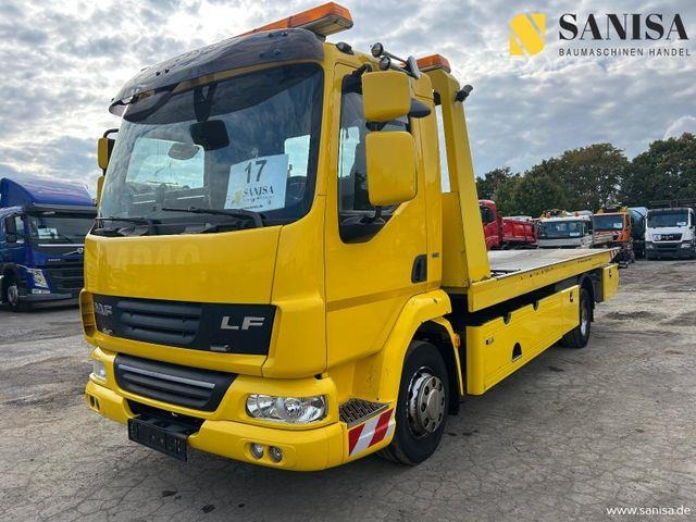 DAF LF 45/Schiebeplateau/Hubbrille/2x Seilwinde - Caminhão reboque: foto 1 DAF LF 45/Schiebeplateau/Hubbrille/2x Seilwinde - Caminhão reboque: foto 1