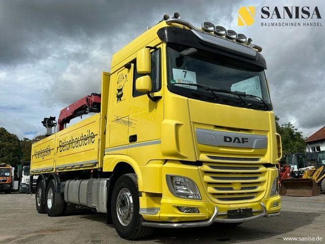 DAF XF 480/HMF 2530 L-CR Kran/Lenk/Lift/Baustoff - Camião grua: foto 2 DAF XF 480/HMF 2530 L-CR Kran/Lenk/Lift/Baustoff - Camião grua: foto 2