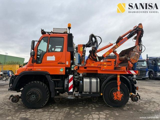 Unimog U400/ Zweiwege/ Rail/ Gleis/Mulag - Veículo municipal/ Especial: foto 4 Unimog U400/ Zweiwege/ Rail/ Gleis/Mulag - Veículo municipal/ Especial: foto 4