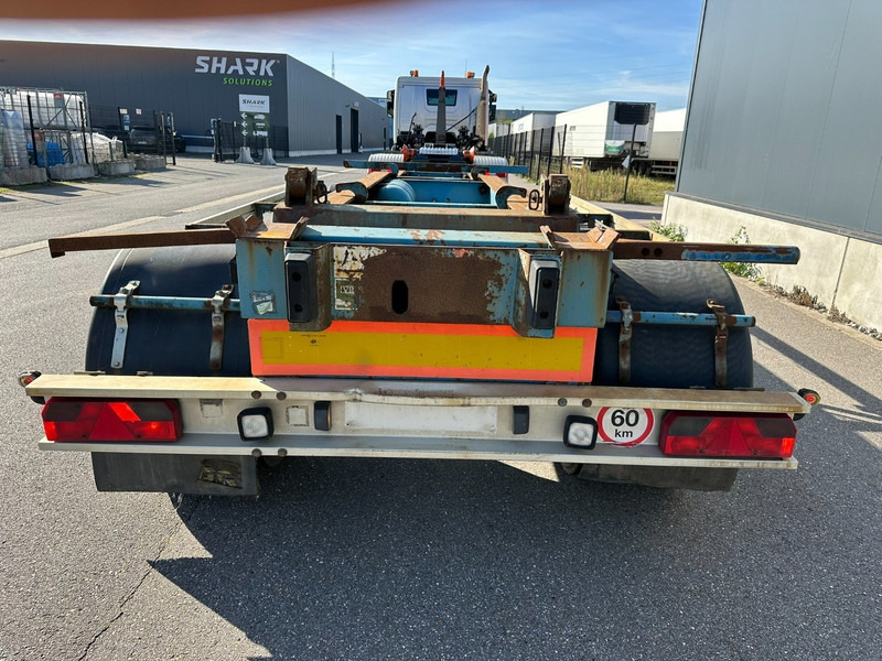 AJK AEEL/10-20 - 20T CONTAINERAANHANGER LUCHTVERING - DRUM BRAKES - AIR SUSP. - GIGANT ASSEN - 40mm - BELGISCHE PAPIEREN - Reboque transportador de contêineres/ Caixa móvel: foto 4 AJK AEEL/10-20 - 20T CONTAINERAANHANGER LUCHTVERING - DRUM BRAKES - AIR SUSP. - GIGANT ASSEN - 40mm - BELGISCHE PAPIEREN - Reboque transportador de contêineres/ Caixa móvel: foto 4