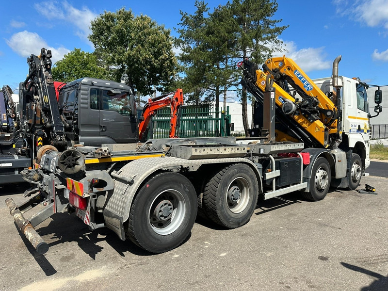DAF CF 480 8x4 HOOKLIFT + CRANE (19m!) EFFER 205 / 6S + WINCH - RETARDER - *165.000km* - VERY NICE - Camião polibenne, Camião grua: foto 4 DAF CF 480 8x4 HOOKLIFT + CRANE (19m!) EFFER 205 / 6S + WINCH - RETARDER - *165.000km* - VERY NICE - Camião polibenne, Camião grua: foto 4