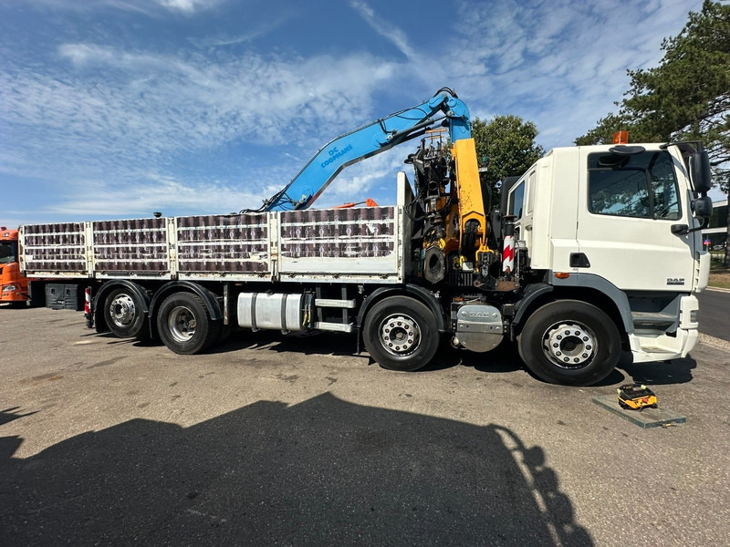 DAF CF 85.360 8x2 + CRANE (25m!) EFFER 305 6S + JIB 4S + ROTATOR - PLATORM 7m60 - LIFT + STEERING AXLE - EURO 5 - BE - Camião de caixa aberta/ Plataforma, Camião grua: foto 4 DAF CF 85.360 8x2 + CRANE (25m!) EFFER 305 6S + JIB 4S + ROTATOR - PLATORM 7m60 - LIFT + STEERING AXLE - EURO 5 - BE - Camião de caixa aberta/ Plataforma, Camião grua: foto 4