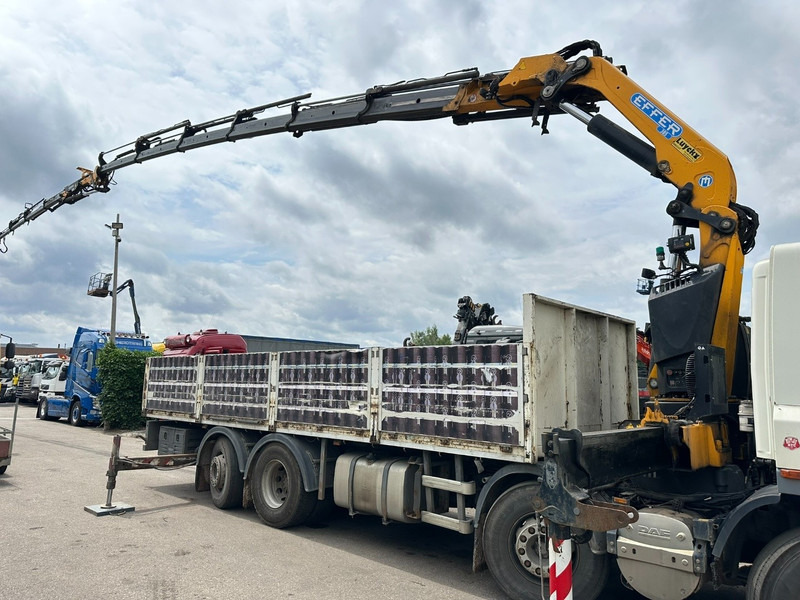 DAF CF 85.360 8x2 + KRAN (25m!) EFFER 305 6S + JIB 4S + ROTATOR - PLATORM 7m60 - LIFT + STEERING AXLE - EURO 5 - BE - Camião de caixa aberta/ Plataforma, Camião grua: foto 3 DAF CF 85.360 8x2 + KRAN (25m!) EFFER 305 6S + JIB 4S + ROTATOR - PLATORM 7m60 - LIFT + STEERING AXLE - EURO 5 - BE - Camião de caixa aberta/ Plataforma, Camião grua: foto 3