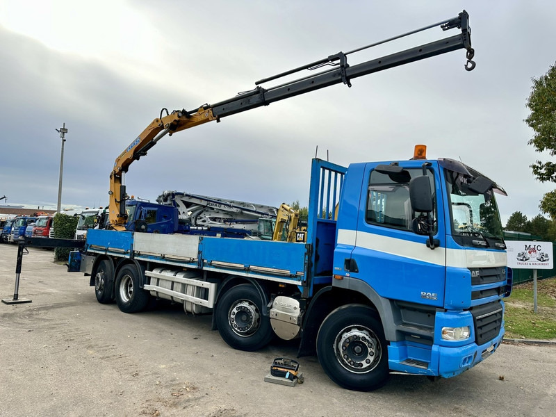 DAF CF 85.360 8x2 PLATFORM 7m35 + CRANE EFFER 165-3S + RADIO - MANUAL GEARBOX ZF - EURO 5 - BE TRUCK - Camião grua: foto 1 DAF CF 85.360 8x2 PLATFORM 7m35 + CRANE EFFER 165-3S + RADIO - MANUAL GEARBOX ZF - EURO 5 - BE TRUCK - Camião grua: foto 1