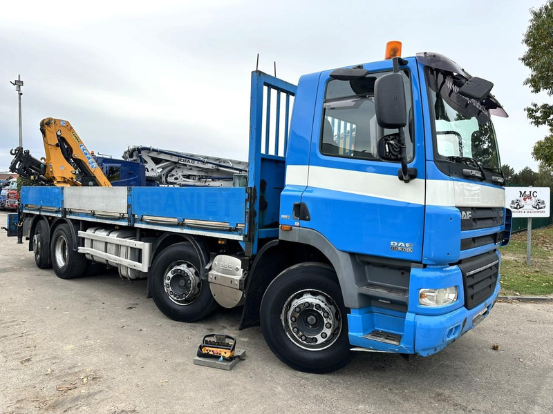 DAF CF 85.360 8x2 PLATFORM 7m35 + CRANE EFFER 165-3S + RADIO - MANUAL GEARBOX ZF - EURO 5 - BE TRUCK - Camião grua: foto 2 DAF CF 85.360 8x2 PLATFORM 7m35 + CRANE EFFER 165-3S + RADIO - MANUAL GEARBOX ZF - EURO 5 - BE TRUCK - Camião grua: foto 2