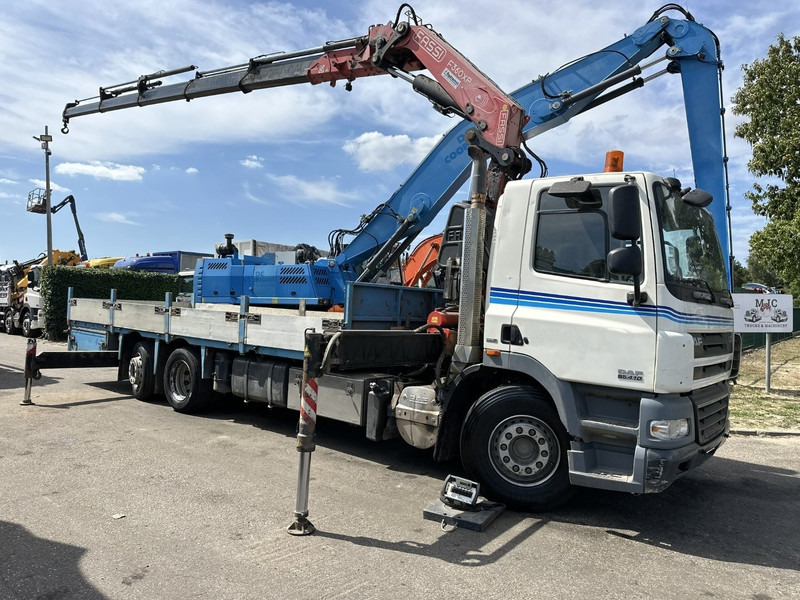 DAF CF 85.410 6X2 + CRANE FASSI F360XP 5x - RETARDER - EURO 5 - LIFT + STEERING AXLE - PLATFORM 7m45 - TUV 05/2026 - Camião grua: foto 1 DAF CF 85.410 6X2 + CRANE FASSI F360XP 5x - RETARDER - EURO 5 - LIFT + STEERING AXLE - PLATFORM 7m45 - TUV 05/2026 - Camião grua: foto 1