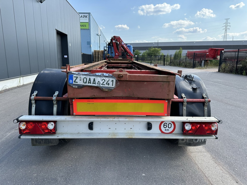 Reboque transportador de contêineres/ Caixa móvel DEOM - SCHMIT R202P 2-AS CONTAINER TRANSPORT - BPW - GOEDE BANDEN - LUCHTVERING - BELGISCHE PAPIEREN: foto 10