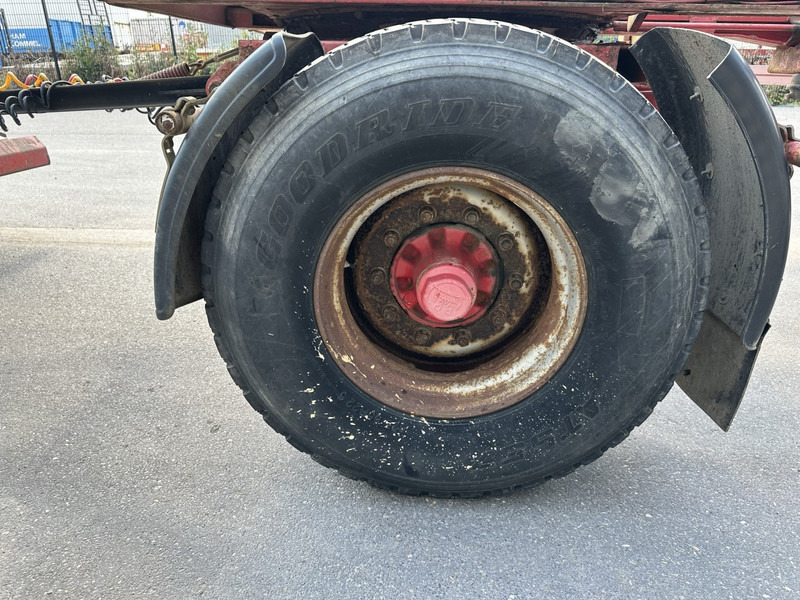 Reboque transportador de contêineres/ Caixa móvel DEOM - SCHMIT R202P 2-AS CONTAINER TRANSPORT - BPW - GOEDE BANDEN - LUCHTVERING - BELGISCHE PAPIEREN: foto 11