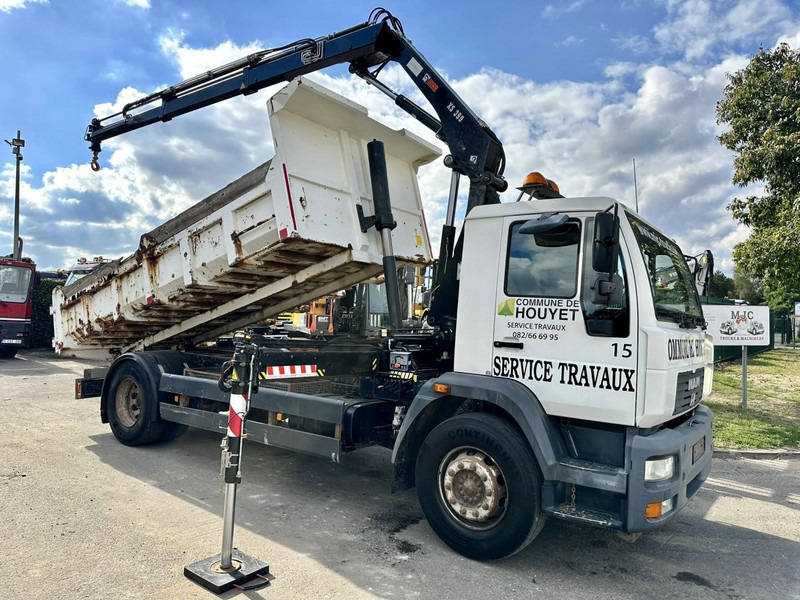 MAN LC 18.280 18T 4x2 TIPPER + CRANE (2018!!!) HIAB 099 E-2 DUO (921h!) - *157.000km* - FULL AIR - BE TRUCK - Camião basculante, Camião grua: foto 1 MAN LC 18.280 18T 4x2 TIPPER + CRANE (2018!!!) HIAB 099 E-2 DUO (921h!) - *157.000km* - FULL AIR - BE TRUCK - Camião basculante, Camião grua: foto 1