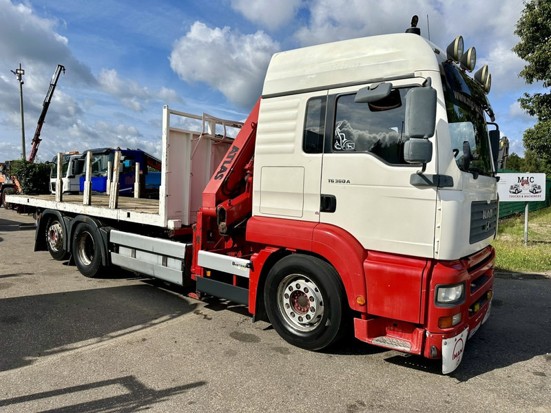 MAN TG 360 A 6x2 + CRANE ATLAS 100.1 A3 - PLATFORM 5m80 - E3 - LIFT-AXLE - FULL AIR SUSPENSION - ZF AS TRONIC - BE TRUCK - Camião grua: foto 2 MAN TG 360 A 6x2 + CRANE ATLAS 100.1 A3 - PLATFORM 5m80 - E3 - LIFT-AXLE - FULL AIR SUSPENSION - ZF AS TRONIC - BE TRUCK - Camião grua: foto 2