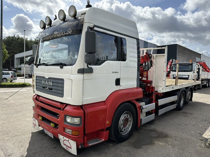 MAN TG 360 A 6x2 + CRANE ATLAS 100.1 A3 - PLATFORM 5m80 - E3 - LIFT-AXLE - FULL AIR SUSPENSION - ZF AS TRONIC - BE TRUCK - Camião grua: foto 4 MAN TG 360 A 6x2 + CRANE ATLAS 100.1 A3 - PLATFORM 5m80 - E3 - LIFT-AXLE - FULL AIR SUSPENSION - ZF AS TRONIC - BE TRUCK - Camião grua: foto 4