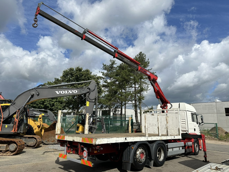 MAN TG 360 A 6x2 + KRAN ATLAS 100.1 A3 - PLATFORM 5m80 - E3 - LIFT-AXLE - FULL AIR SUSPENSION - ZF AS TRONIC - BE TRUCK - Camião de caixa aberta/ Plataforma, Camião grua: foto 5 MAN TG 360 A 6x2 + KRAN ATLAS 100.1 A3 - PLATFORM 5m80 - E3 - LIFT-AXLE - FULL AIR SUSPENSION - ZF AS TRONIC - BE TRUCK - Camião de caixa aberta/ Plataforma, Camião grua: foto 5