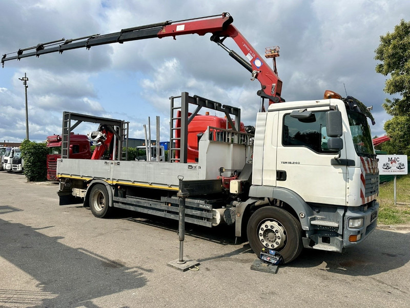 MAN TGM 18.240 4x2 + 2010 CRANE HMF 1420 K6 (17.5m! 6x) RADIO - PLATFORM 6m60 - MANUAL - EURO 3 - BE TRUCK - Camião grua: foto 1 MAN TGM 18.240 4x2 + 2010 CRANE HMF 1420 K6 (17.5m! 6x) RADIO - PLATFORM 6m60 - MANUAL - EURO 3 - BE TRUCK - Camião grua: foto 1