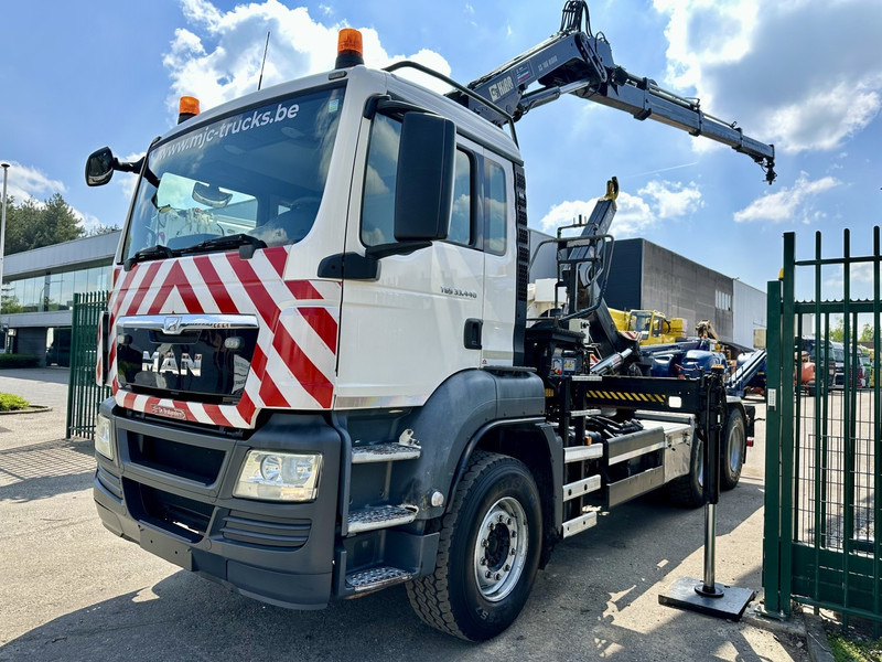 MAN TGS 33.440 6x4 BB HOOKLIFT + CRANE HIAB 166 E-3 HIDUO - RADIO - ROTATOR - EURO 5 - BE TRUCK - Camião polibenne, Camião grua: foto 5 MAN TGS 33.440 6x4 BB HOOKLIFT + CRANE HIAB 166 E-3 HIDUO - RADIO - ROTATOR - EURO 5 - BE TRUCK - Camião polibenne, Camião grua: foto 5