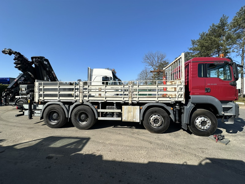 MAN TGS 35.420 8x4 + CRANE HIAB X-HIPRO 302 EP-5 - 192.000km - ROTATOR - 5/6 F - PLATFORM 6m55 - AIR SUSPENSION - TUV 06/2025 - TOP CONDITION - Camião de caixa aberta/ Plataforma, Camião grua: foto 4 MAN TGS 35.420 8x4 + CRANE HIAB X-HIPRO 302 EP-5 - 192.000km - ROTATOR - 5/6 F - PLATFORM 6m55 - AIR SUSPENSION - TUV 06/2025 - TOP CONDITION - Camião de caixa aberta/ Plataforma, Camião grua: foto 4