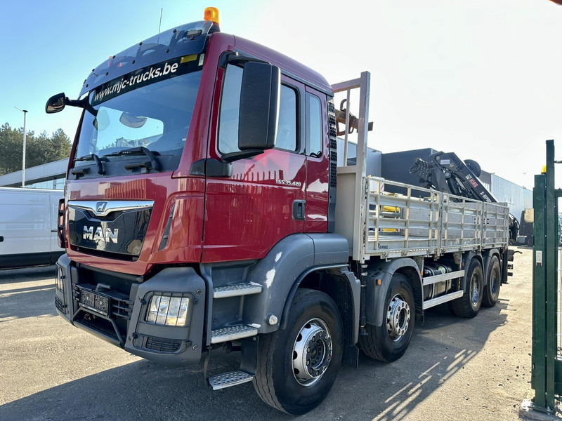 MAN TGS 35.420 8x4 + CRANE HIAB X-HIPRO 302 EP-5 - 192.000km - ROTATOR - 5/6 F - PLATFORM 6m55 - AIR SUSPENSION - TUV 06/2025 - TOP CONDITION - Camião de caixa aberta/ Plataforma, Camião grua: foto 3 MAN TGS 35.420 8x4 + CRANE HIAB X-HIPRO 302 EP-5 - 192.000km - ROTATOR - 5/6 F - PLATFORM 6m55 - AIR SUSPENSION - TUV 06/2025 - TOP CONDITION - Camião de caixa aberta/ Plataforma, Camião grua: foto 3