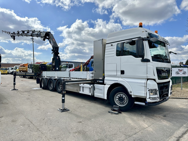 MAN TGX 35.420 8x4-4 TRIDEM PRTISCHE 6m40 + KRAN (26m!) HIAB X-HIPRO 408 E-5 + JIB 100X-5 - *306.245km* - BE TRUCK - Camião de caixa aberta/ Plataforma, Camião grua: foto 2 MAN TGX 35.420 8x4-4 TRIDEM PRTISCHE 6m40 + KRAN (26m!) HIAB X-HIPRO 408 E-5 + JIB 100X-5 - *306.245km* - BE TRUCK - Camião de caixa aberta/ Plataforma, Camião grua: foto 2
