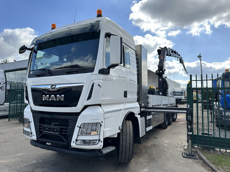 MAN TGX 35.420 8x4-4 TRIDEM PRTISCHE 6m40 + KRAN (26m!) HIAB X-HIPRO 408 E-5 + JIB 100X-5 - *306.245km* - BE TRUCK - Camião de caixa aberta/ Plataforma, Camião grua: foto 4 MAN TGX 35.420 8x4-4 TRIDEM PRTISCHE 6m40 + KRAN (26m!) HIAB X-HIPRO 408 E-5 + JIB 100X-5 - *306.245km* - BE TRUCK - Camião de caixa aberta/ Plataforma, Camião grua: foto 4
