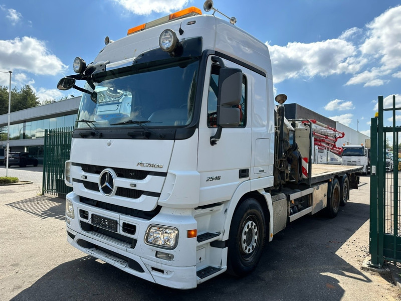 Mercedes-Benz ACTROS 2546 6x2 + CRANE HIAB 422 EP-6 HIPRO - *415.000km* - PLATFORM 6m50 - LIFT AXLE - MP 3 - EURO 5 - BELGIAN PAPERS - Camião grua: foto 4 Mercedes-Benz ACTROS 2546 6x2 + CRANE HIAB 422 EP-6 HIPRO - *415.000km* - PLATFORM 6m50 - LIFT AXLE - MP 3 - EURO 5 - BELGIAN PAPERS - Camião grua: foto 4