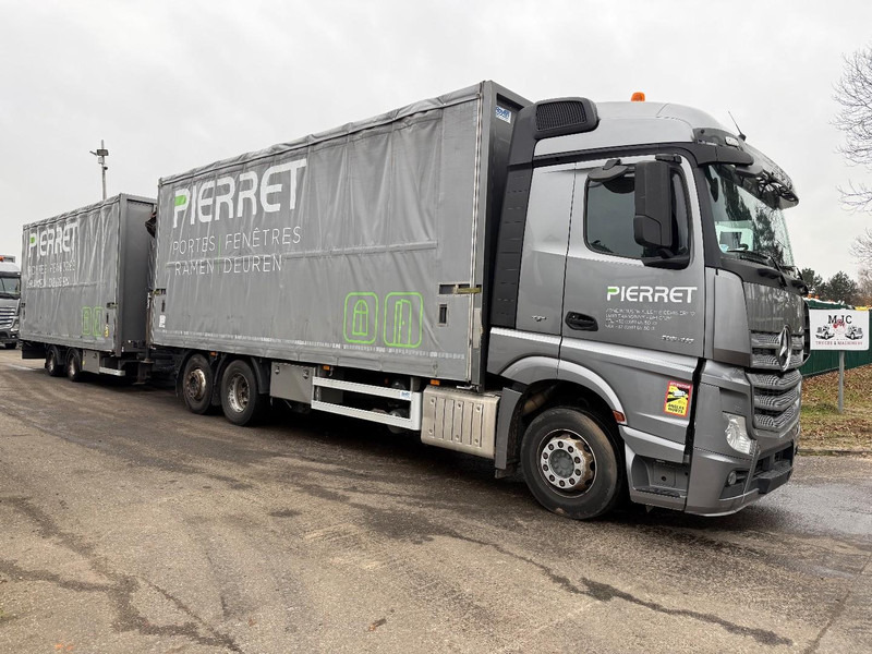 Mercedes-Benz ACTROS 2645 6x2 105m³ JUMBO + KRAN PALFINGER PK19001 (4x) - RETARDER - RADIO - *FULL AIR* - FRIGO - EURO 6 - SAF AS - BELGIAN TRUCK - Camião furgão, Camião grua: foto 2 Mercedes-Benz ACTROS 2645 6x2 105m³ JUMBO + KRAN PALFINGER PK19001 (4x) - RETARDER - RADIO - *FULL AIR* - FRIGO - EURO 6 - SAF AS - BELGIAN TRUCK - Camião furgão, Camião grua: foto 2