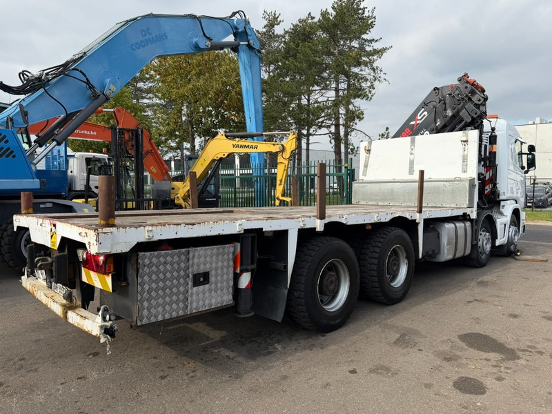 Scania 114C-380 8x4 + CRANE HIAB 700 E-5 - PLATFORM 6m80 + TWISTLOCKS - MANUAL - RETARDER - STEEL SPRING / BIG AXLE HUB REDUCTION - AP ACHSEN - Camião grua: foto 4 Scania 114C-380 8x4 + CRANE HIAB 700 E-5 - PLATFORM 6m80 + TWISTLOCKS - MANUAL - RETARDER - STEEL SPRING / BIG AXLE HUB REDUCTION - AP ACHSEN - Camião grua: foto 4