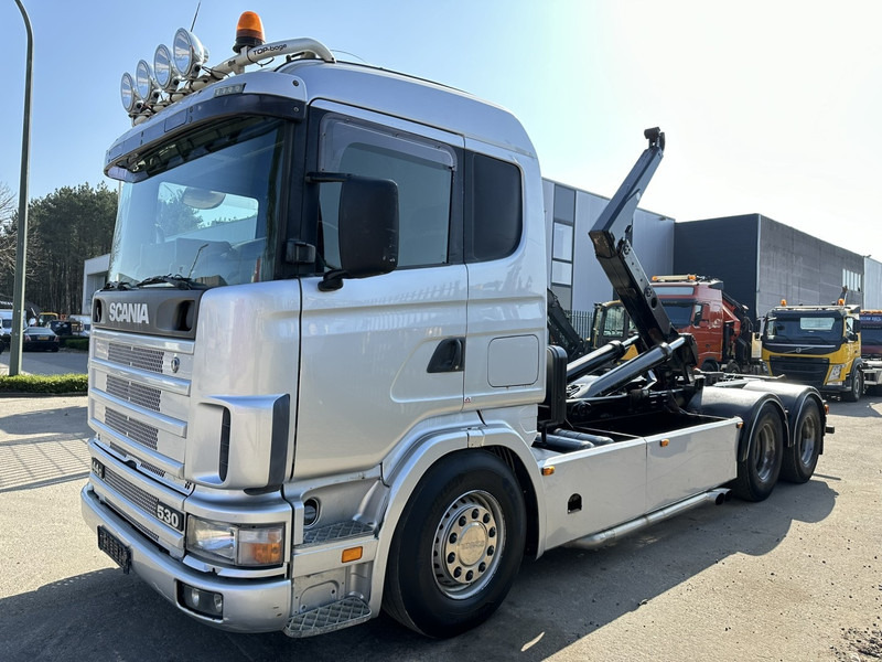 Scania 144G-530 V8 6x4 HOOKLIFT 20T MEILLER -VOL LUCHT - OPTI-CRUISE - CR19 SLAAPCABINE - Camião polibenne: foto 3 Scania 144G-530 V8 6x4 HOOKLIFT 20T MEILLER -VOL LUCHT - OPTI-CRUISE - CR19 SLAAPCABINE - Camião polibenne: foto 3