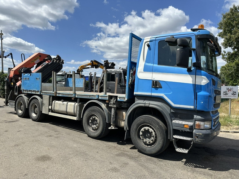 Scania G440 8x4 + (25m!) CRANE PALFINGER PK78002 SH G 8x + WINCH - PLATFORM 6m25 - MANUAL - HUB REDUCTION - STEEL SPRING - EURO 5 - BE TRUCK - Camião grua: foto 2 Scania G440 8x4 + (25m!) CRANE PALFINGER PK78002 SH G 8x + WINCH - PLATFORM 6m25 - MANUAL - HUB REDUCTION - STEEL SPRING - EURO 5 - BE TRUCK - Camião grua: foto 2