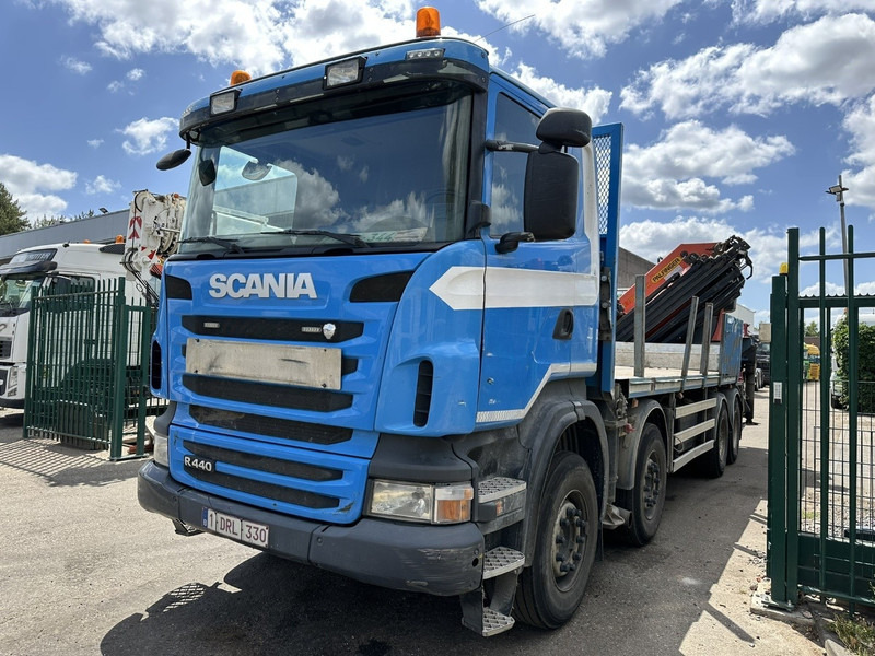 Scania G440 8x4 + (25m!) CRANE PALFINGER PK78002 SH G 8x + WINCH - PLATFORM 6m25 - MANUAL - HUB REDUCTION - STEEL SPRING - EURO 5 - BE TRUCK - Camião grua: foto 4 Scania G440 8x4 + (25m!) CRANE PALFINGER PK78002 SH G 8x + WINCH - PLATFORM 6m25 - MANUAL - HUB REDUCTION - STEEL SPRING - EURO 5 - BE TRUCK - Camião grua: foto 4