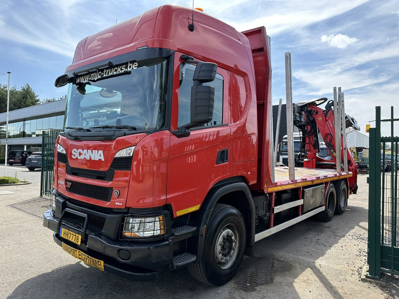 Scania G500 XT 6x4 WOOD / TIMBER / HOLZ CRANE PALFINGER EPSILON Q150Z + RETARDER - FULL AIR SUSP. - BE TRUCK - Camião de caixa aberta/ Plataforma, Camião grua: foto 3 Scania G500 XT 6x4 WOOD / TIMBER / HOLZ CRANE PALFINGER EPSILON Q150Z + RETARDER - FULL AIR SUSP. - BE TRUCK - Camião de caixa aberta/ Plataforma, Camião grua: foto 3