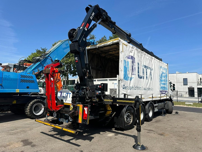 Scania P410 8x4 TRIDEM PRITSCHE PLANE + KRAN HIAB 244 EP-4 HIDUO - RETARDER - LIFT + STEERING AXLE - *327.000km* - RADIO - Camião de lona, Camião grua: foto 5 Scania P410 8x4 TRIDEM PRITSCHE PLANE + KRAN HIAB 244 EP-4 HIDUO - RETARDER - LIFT + STEERING AXLE - *327.000km* - RADIO - Camião de lona, Camião grua: foto 5