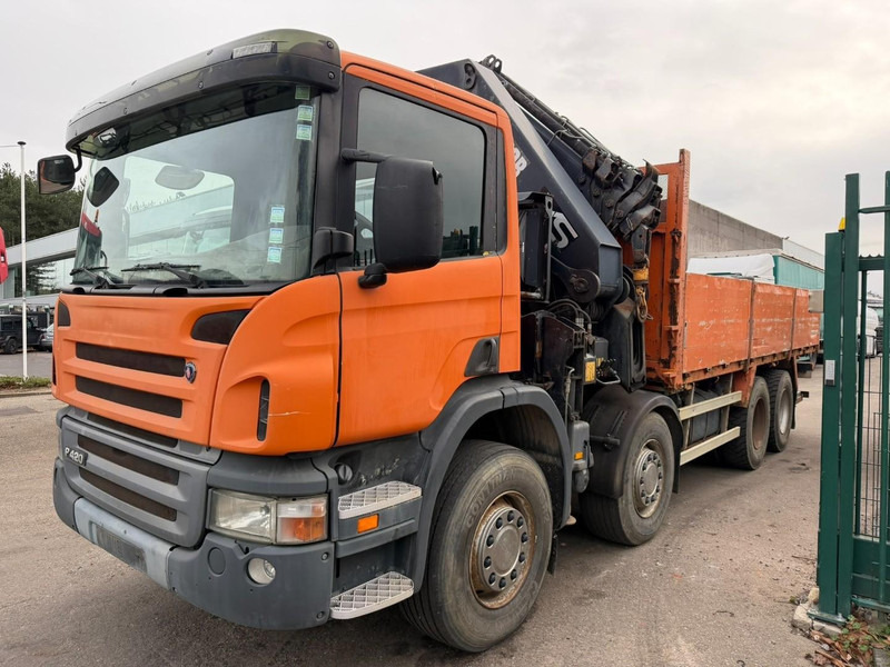 Scania P420 8X4 PRITSCHE + (25m) KRAN HIAB 422 E-5 HIPRO + JIB 100X-4 - RETARDER - *284.000km* - MANUAL - STEEL SPRING - EURO 3 - BE TRUCK - Camião de caixa aberta/ Plataforma, Camião grua: foto 3 Scania P420 8X4 PRITSCHE + (25m) KRAN HIAB 422 E-5 HIPRO + JIB 100X-4 - RETARDER - *284.000km* - MANUAL - STEEL SPRING - EURO 3 - BE TRUCK - Camião de caixa aberta/ Plataforma, Camião grua: foto 3