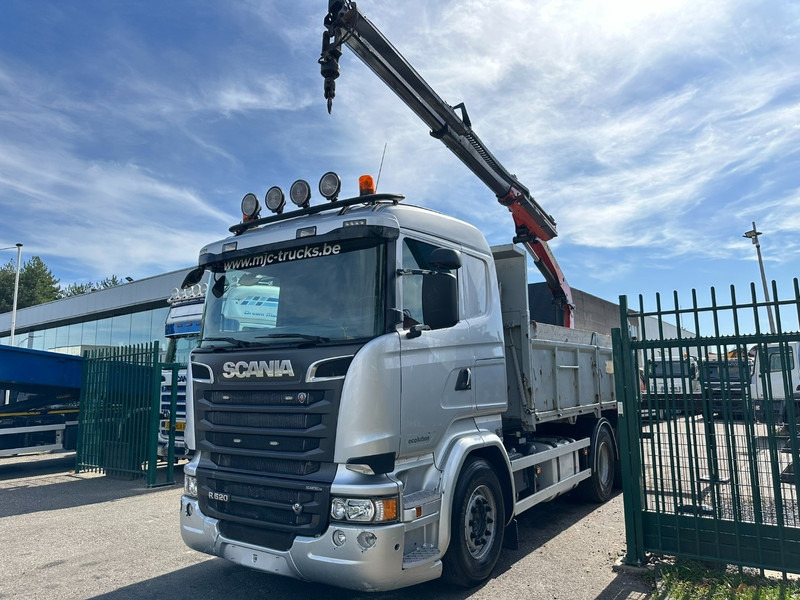 Scania R520 6x4 PRITSCHE + KRAN PALFINGER PK 15002 A - *ZSM + KIPPER* - RETARDER - *FULL AIR* - EUR 6 - BE TRUCK - Camião de caixa aberta/ Plataforma, Camião grua: foto 2 Scania R520 6x4 PRITSCHE + KRAN PALFINGER PK 15002 A - *ZSM + KIPPER* - RETARDER - *FULL AIR* - EUR 6 - BE TRUCK - Camião de caixa aberta/ Plataforma, Camião grua: foto 2