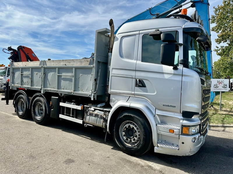 Scania R520 6x4 PRITSCHE + KRAN PALFINGER PK 15002 A - *ZSM + KIPPER* - RETARDER - *FULL AIR* - EUR 6 - BE TRUCK - Camião de caixa aberta/ Plataforma, Camião grua: foto 4 Scania R520 6x4 PRITSCHE + KRAN PALFINGER PK 15002 A - *ZSM + KIPPER* - RETARDER - *FULL AIR* - EUR 6 - BE TRUCK - Camião de caixa aberta/ Plataforma, Camião grua: foto 4