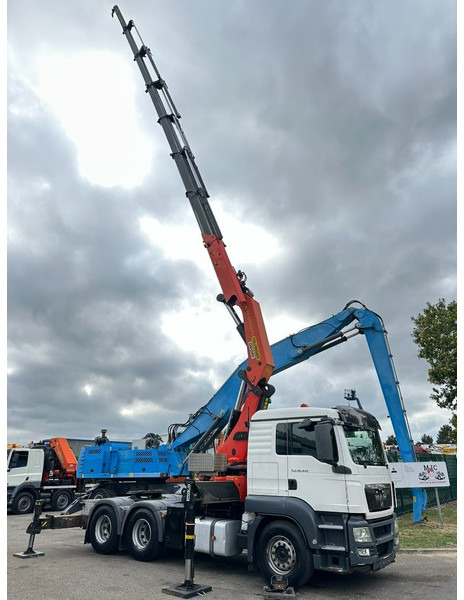 Tractor MAN TGS 26.440 6X4 SZM + (22m) KRAN PALFINGER PK62002 E 6x H + 1ME - RETARDER - EURO 5 - BE TRUCK: foto 10