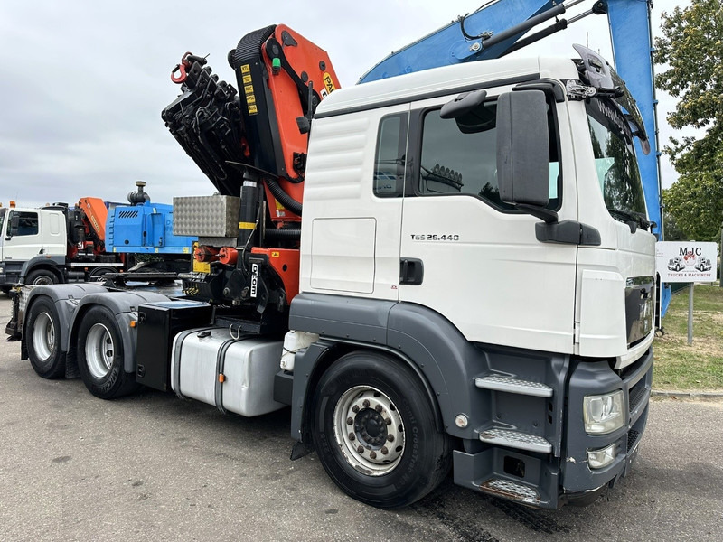 MAN TGS 26.440 6X4 SZM + (22m) KRAN PALFINGER PK62002 E 6x H + 1ME - RETARDER - EURO 5 - BE TRUCK - Tractor: foto 1 MAN TGS 26.440 6X4 SZM + (22m) KRAN PALFINGER PK62002 E 6x H + 1ME - RETARDER - EURO 5 - BE TRUCK - Tractor: foto 1
