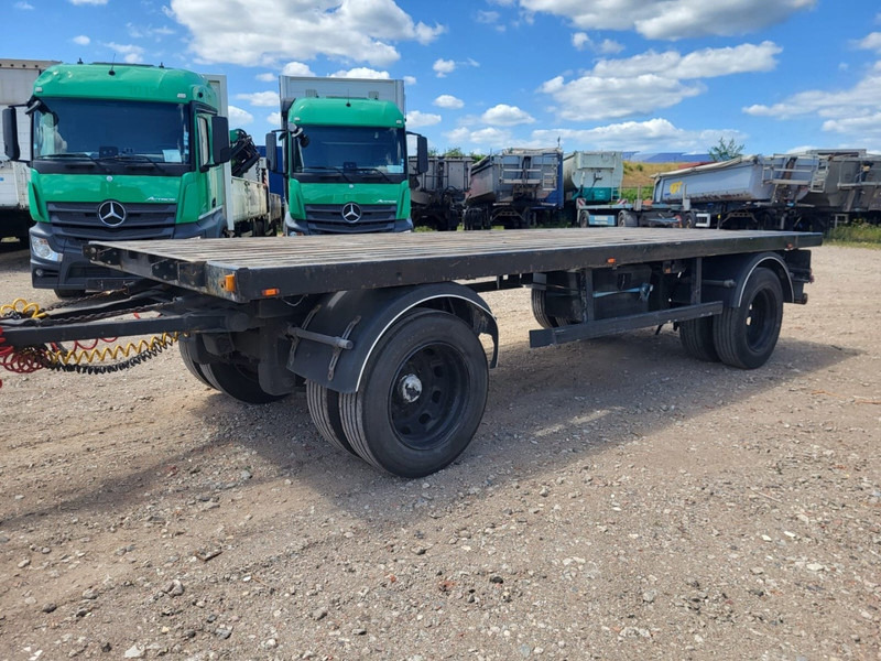 Trailor 2-AS PLATTE AANHANGER - SMB - AIR SUSPENSION - DOUBLE WHEELS - Reboque plataforma/ Caixa aberta: foto 2 Trailor 2-AS PLATTE AANHANGER - SMB - AIR SUSPENSION - DOUBLE WHEELS - Reboque plataforma/ Caixa aberta: foto 2