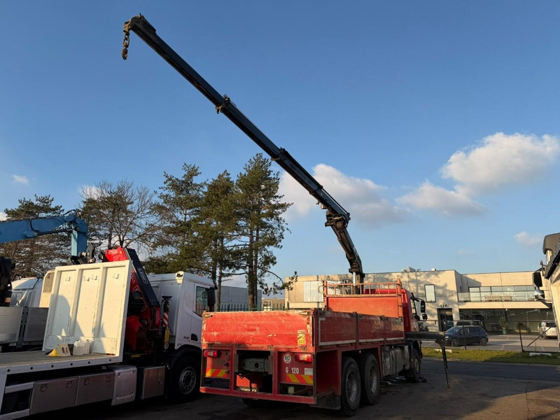 Volvo FMX 420 6X4 + CRANE HMF 1720 + winch + radio - BIG AXLES / HUB REDUCTION - STEEL SPRING / BLATT - PLATFORM 6m10 - Camião grua: foto 3 Volvo FMX 420 6X4 + CRANE HMF 1720 + winch + radio - BIG AXLES / HUB REDUCTION - STEEL SPRING / BLATT - PLATFORM 6m10 - Camião grua: foto 3
