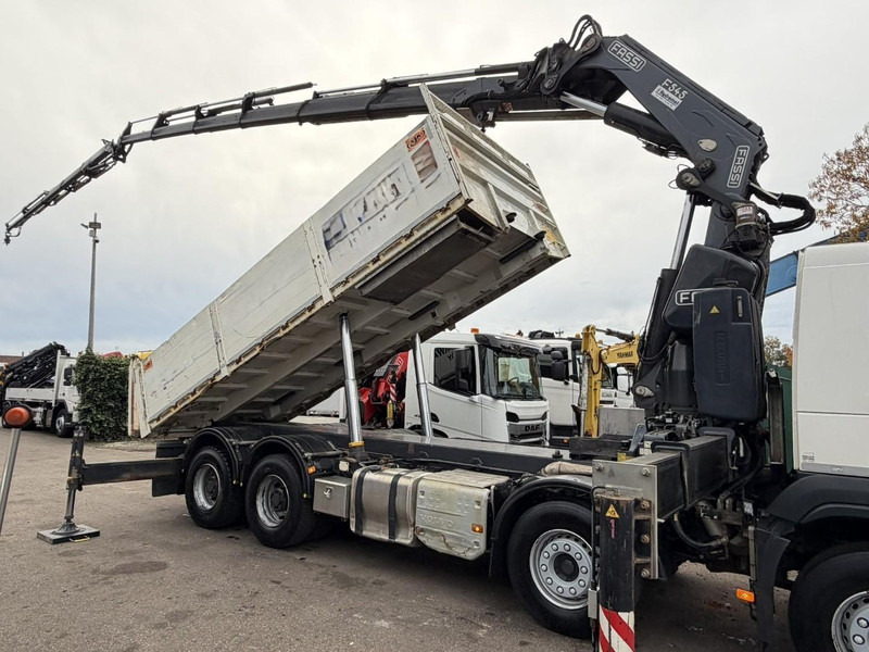 Camião de caixa aberta/ Plataforma, Camião grua Volvo FMX 540 8x4 PRITSCHE + (29m!) KRAN FASSI F545 (6x) + JIB L324 (4x) - KIPPER - *192.000km* - RETARDER - ROTATOR - BE LWK - GUTE ZUSTAND: foto 11 Camião de caixa aberta/ Plataforma, Camião grua Volvo FMX 540 8x4 PRITSCHE + (29m!) KRAN FASSI F545 (6x) + JIB L324 (4x) - KIPPER - *192.000km* - RETARDER - ROTATOR - BE LWK - GUTE ZUSTAND: foto 11