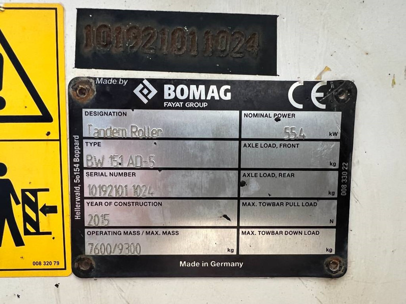 Rolo Bomag BW151AD-5: foto 20 Rolo Bomag BW151AD-5: foto 20