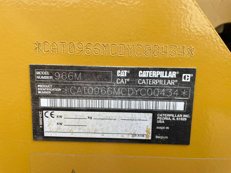 Pá carregadora de rodas Cat 966M: foto 6