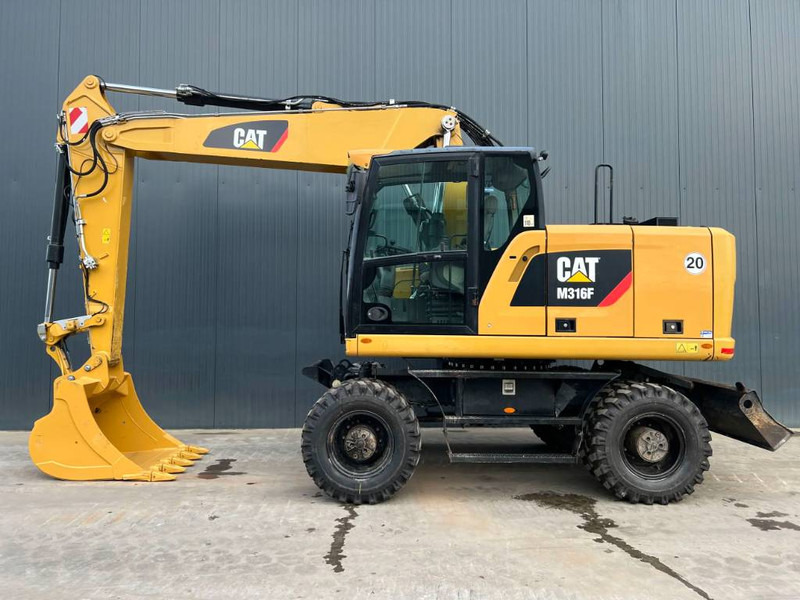 Escavadeira de rodas Cat M316F: foto 5