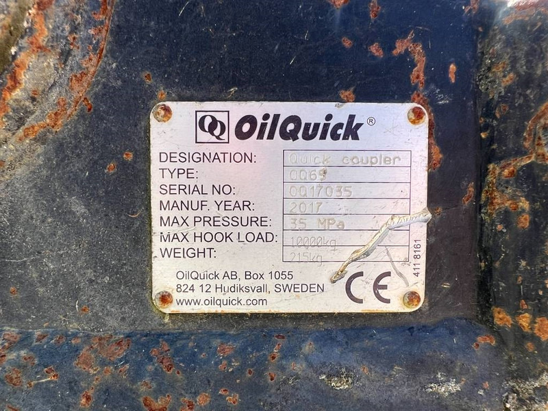 OilQuick OQ65 - M314F / M316F / M318F - Acoplamento rápido por Máquina de construção: foto 4 OilQuick OQ65 - M314F / M316F / M318F - Acoplamento rápido por Máquina de construção: foto 4