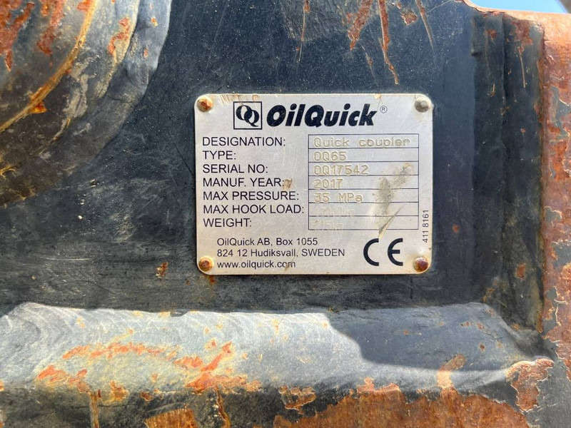 Acoplamento rápido por Máquina de construção OilQuick OQ65 - M314F / M316F / M318F: foto 17
